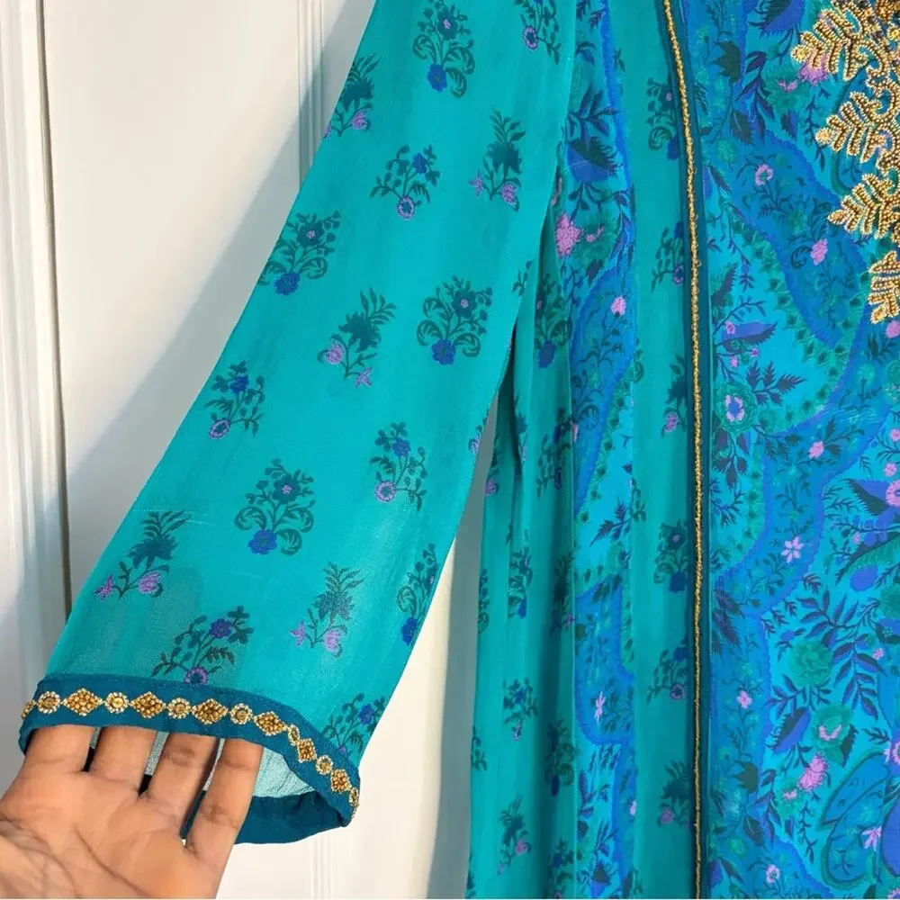 Soft Surroundings beaded sequin Tunic top